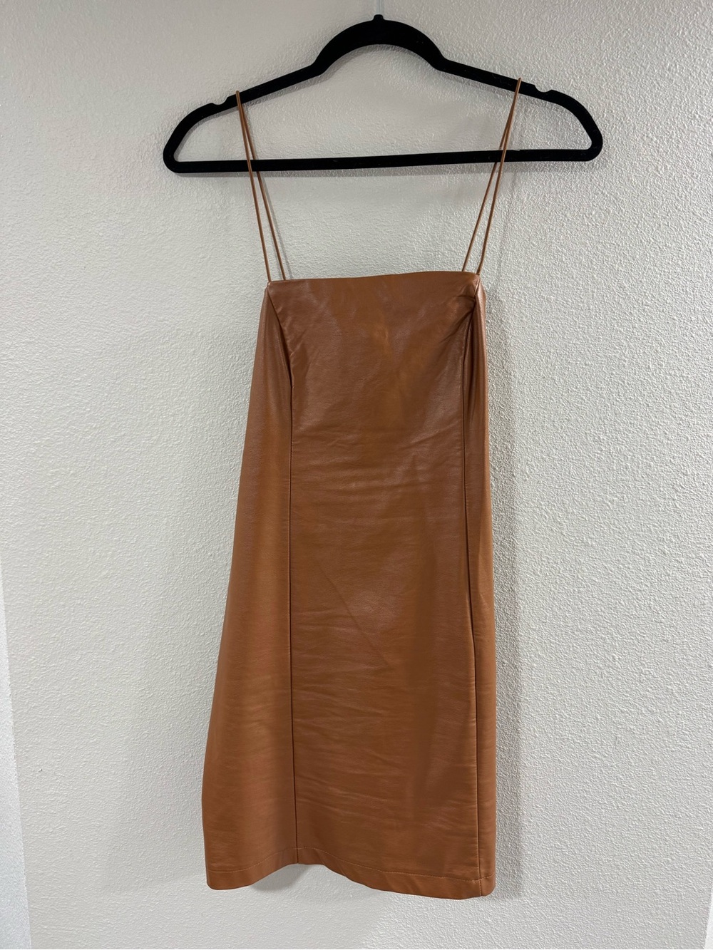 wild fable Brown Faux Leather Mini Dress - Picture 3 of 6